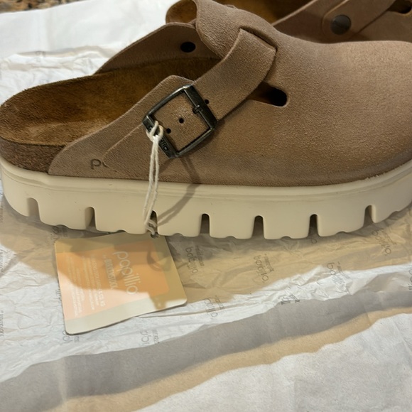 NWOB Womens’s Papillio By Birkenstock Size 39 (8-8.5) Warm Sand - Picture 4 of 11